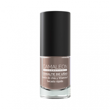 Long-lasting taupe brown nail polish