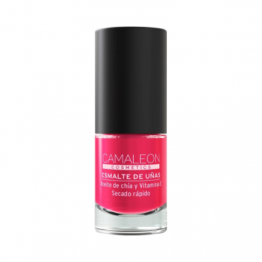 Long-lasting fuchsia nail polish